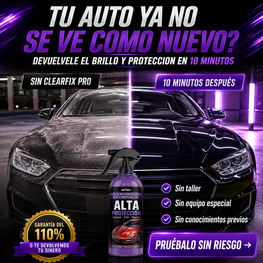 ClearFix Pro 3 en 1: Restauración de Brillo en 10 Minutos